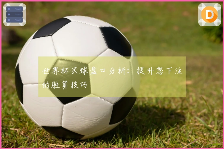 世界杯买球盘口分析：提升您下注的胜算技巧